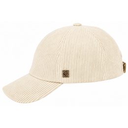 Alizé Cream Corduroy Baseball Cap - Traclet