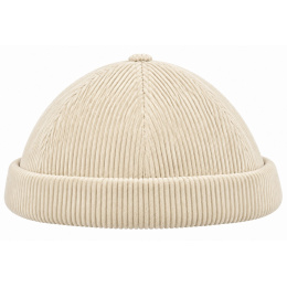 Malo Cream Corduroy Docker Beanie – Traclet