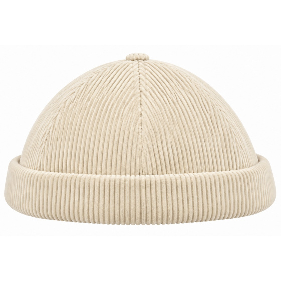Malo Cream Corduroy Docker Beanie – Traclet