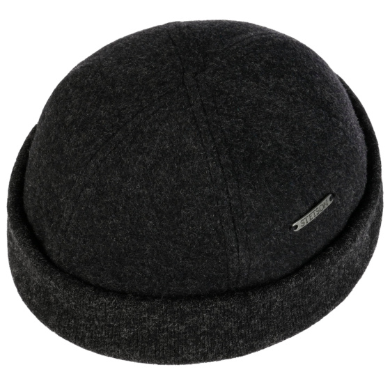 Bonnet Sparr II Laine & Cachemire Gris - Stetson