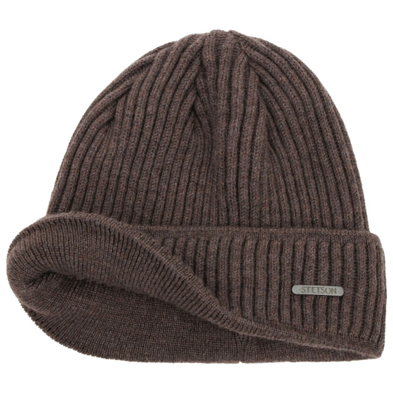 Parkman Brown Knit Beanie - Stetson