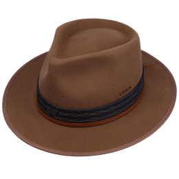 Chapeau Fedora Benver Outdoor Woolfelt Cognac - Stetson