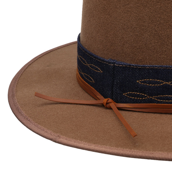 Chapeau Fedora Benver Outdoor Woolfelt Cognac - Stetson