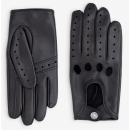Gants de Conduite Cuir d'Agneau Noir - Glove story