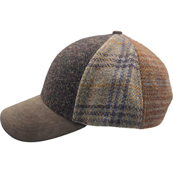 Brown Highland Patchwork Baseball Cap – Traclet