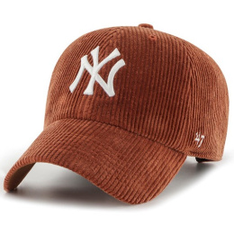 47 York Yankees MLB Burnt Orange Corduroy Cap