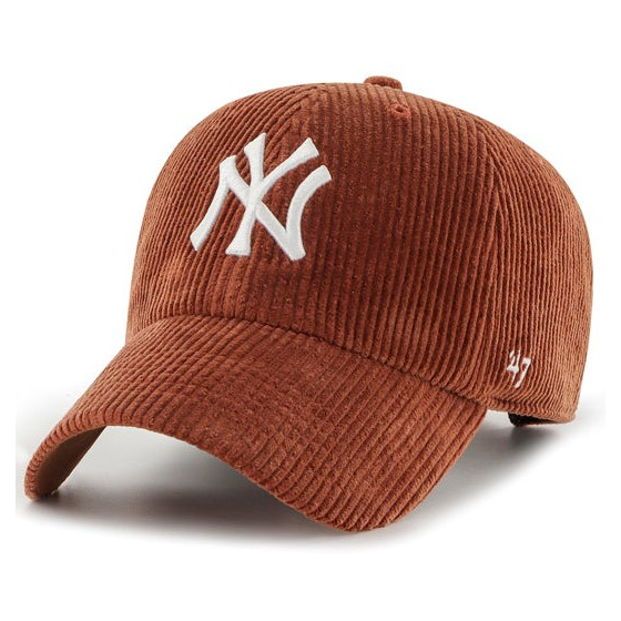 47 York Yankees MLB Burnt Orange Corduroy Cap