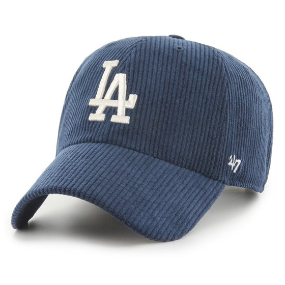 Casquette 47 LA Dodgers Cord Bleu Marine
