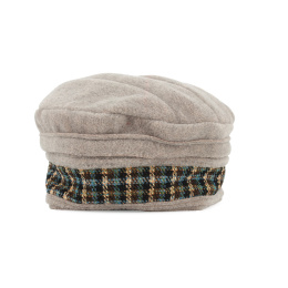 Toque polaire tweed - made in france
