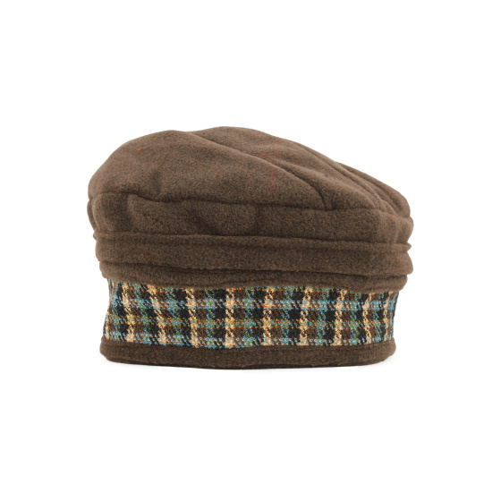 Toque polaire tweed - made in france