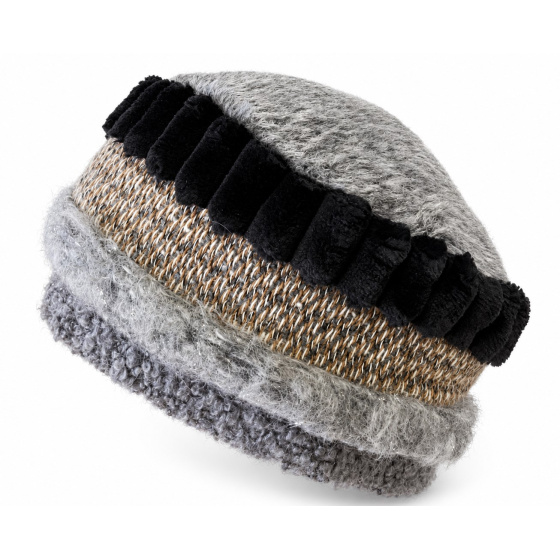 Women's Upcycled Gray Fleece Toque - Traclet