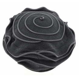 Beret Polaire Femme Jaipur Anthracite Made in France - Traclet