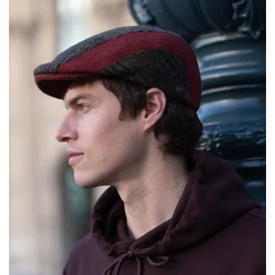 Foresta Harris Tweed Wool Flat Cap - Traclet, Ref: 24650| Chapellerie Traclet
