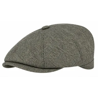 Casquette Hatteras Heritage Chevron Noir & Gris - Traclet