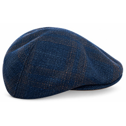 Casquette Bombée Dublin Bleu Laine & soie - Traclet