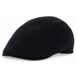 Casquette Plate Oxford Cachemire Noire - Traclet