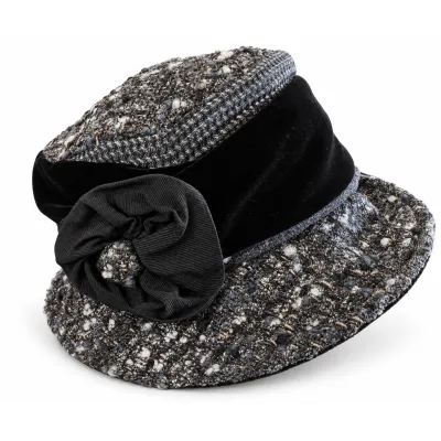 Chapeau Femme Élégance Gris – Traclet