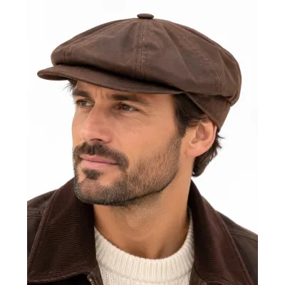 Casquette Hatteras Camden Imperméable Marron - Traclet