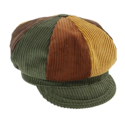 Casquette Gavroche Velours Multicolore - faustmann