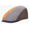 Chambéon Leather Patchwork Flat Cap - Fléchet Reference: 8655 | Chapellerie Traclet