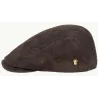 Casquette Plate Maderno Cuir Marron - Traclet  Reference : 24717| Chapellerie Traclet