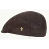 Bartolini Flat Cap Black Leather - Traclet Reference: 12574 | Traclet Hat Shop
