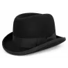 Black Wool Felt Homburg Hat - Traclet  Reference: 9419 | Traclet Hat Shop