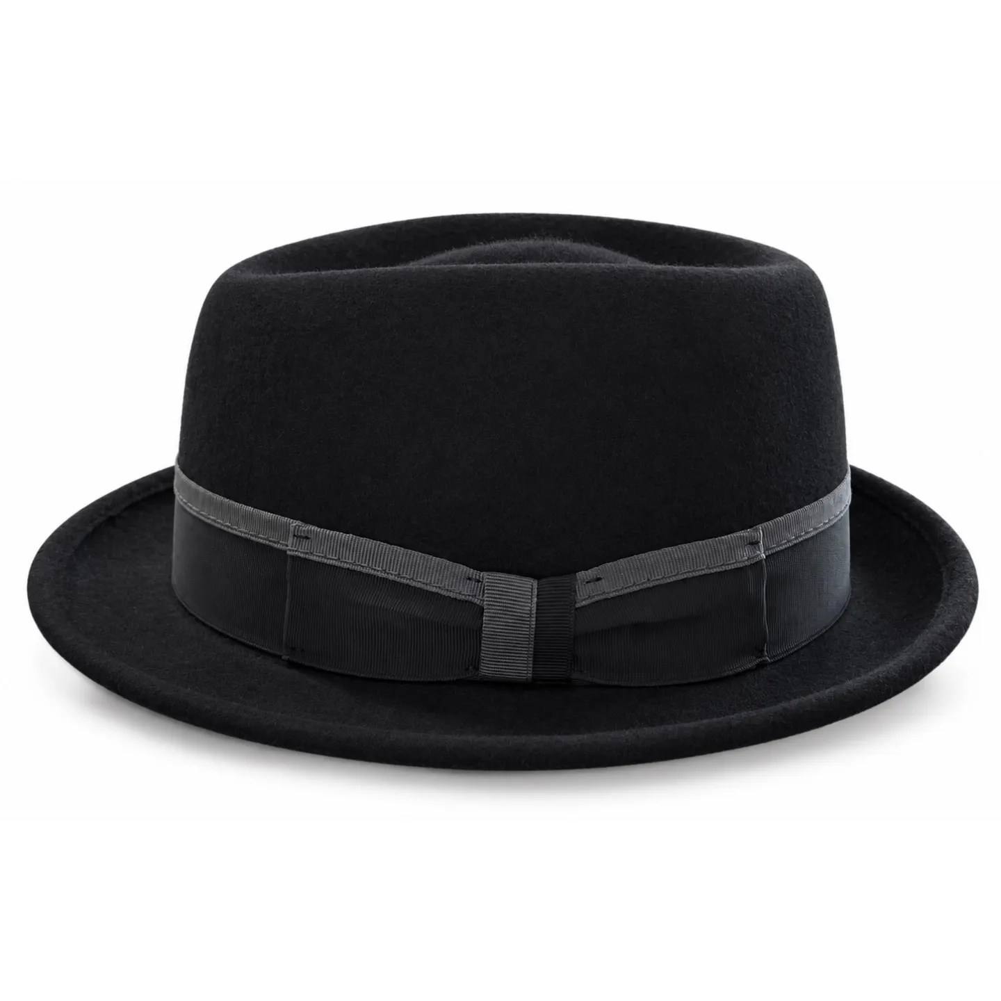 Black Wool Porkpie Hat - Traclet Reference: 17402 | Traclet Hat Shop