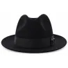 Chapeau Fedora Roma Mugello Feutre Poil de Castor Noir - Traclet  Reference : 24722| Chapellerie Traclet