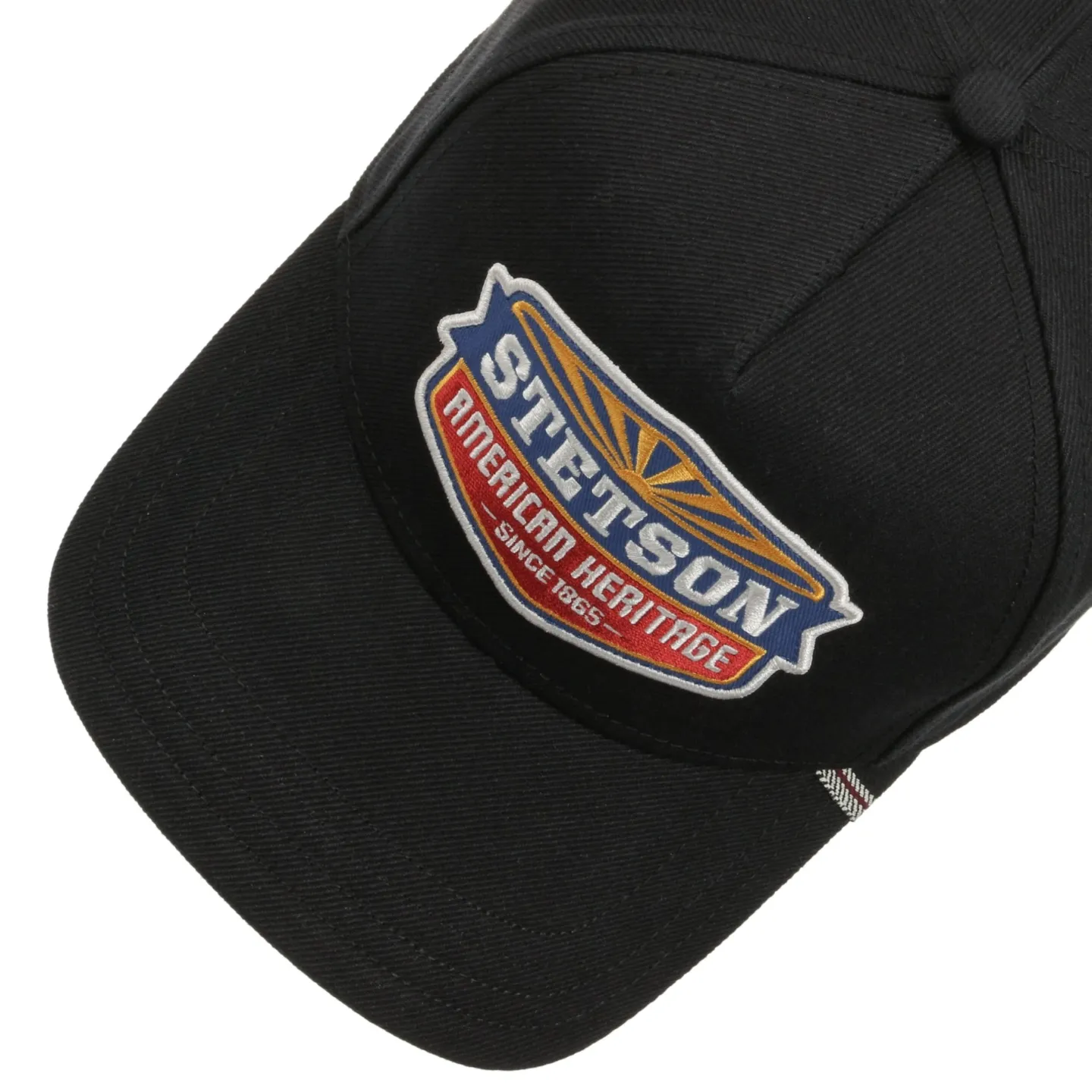Army Cap Gosper Black UPF 40+ - Stetson  Reference: 1361 | Traclet Hat Shop