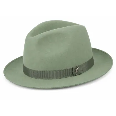 Fedora Hat Le Chazelles Fur Felt Almond - Flechet