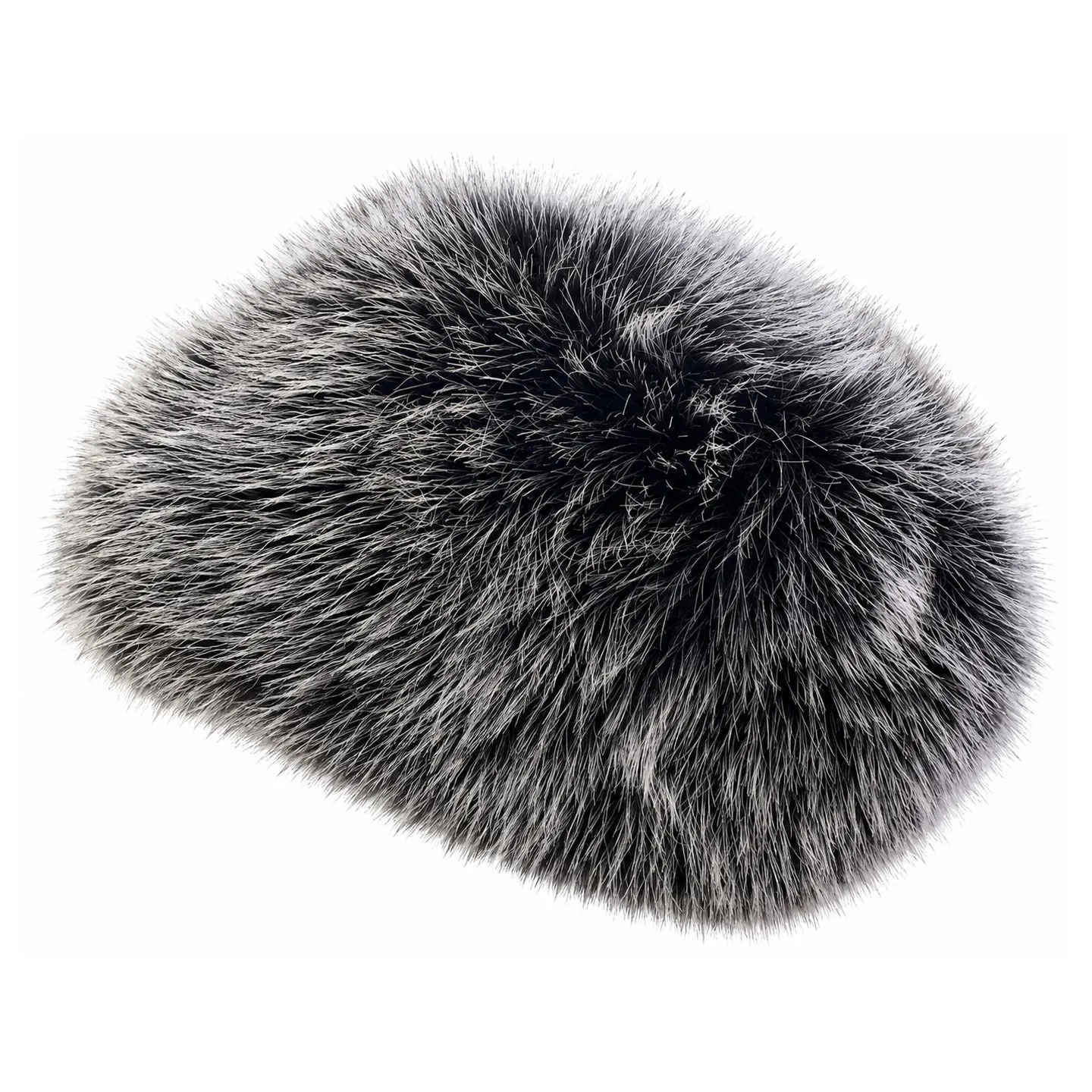 Tennessee Faux Fur White & Black Beanie - Traclet Reference: 10024 | Traclet Hat Shop