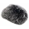 Tennessee Faux Fur White & Black Beanie - Traclet Reference: 10024 | Traclet Hat Shop