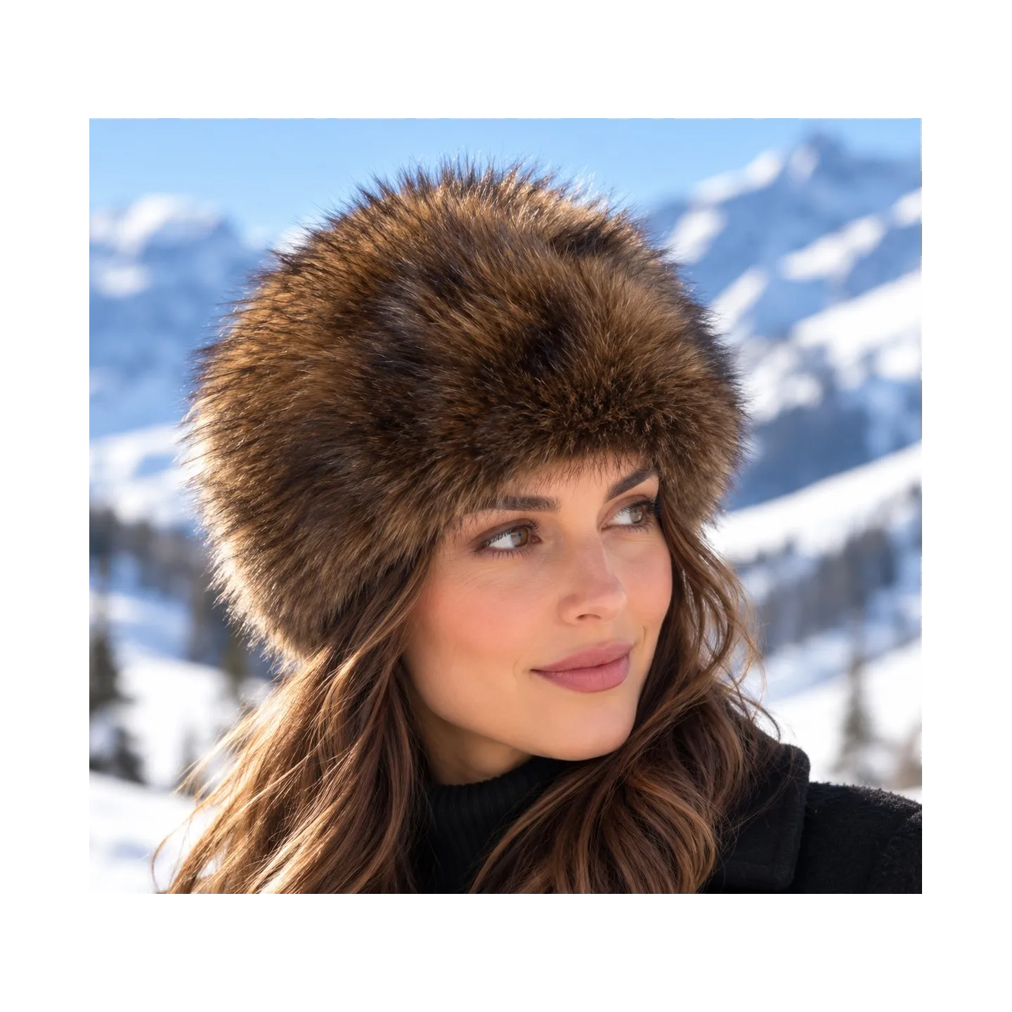 Toque Femme Aspen Fourrure Marron – Traclet  Reference : 24738| Chapellerie Traclet