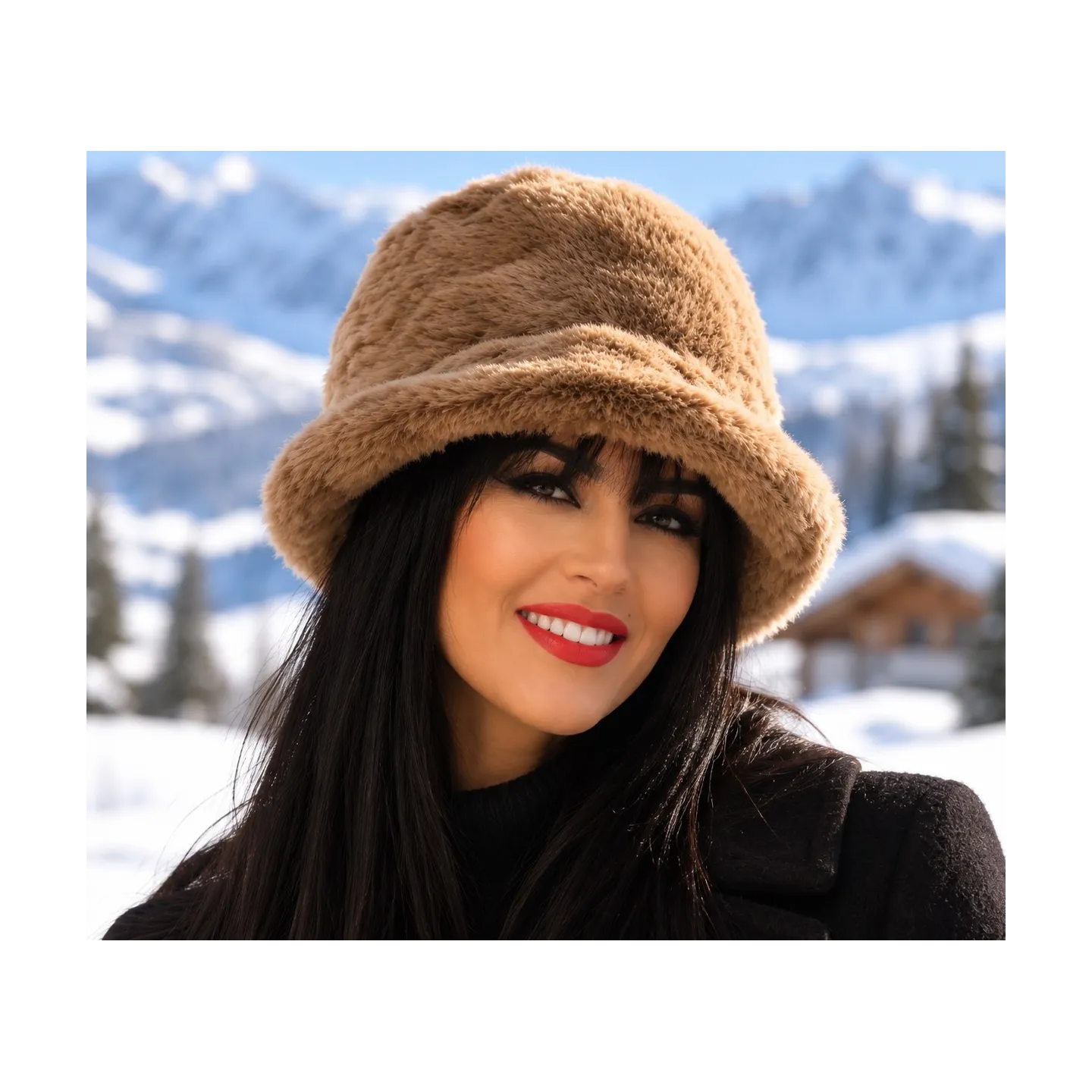 Women's Courchevel Beige Heather Beanie - Traclet Reference: 17456 | Traclet Hat Shop