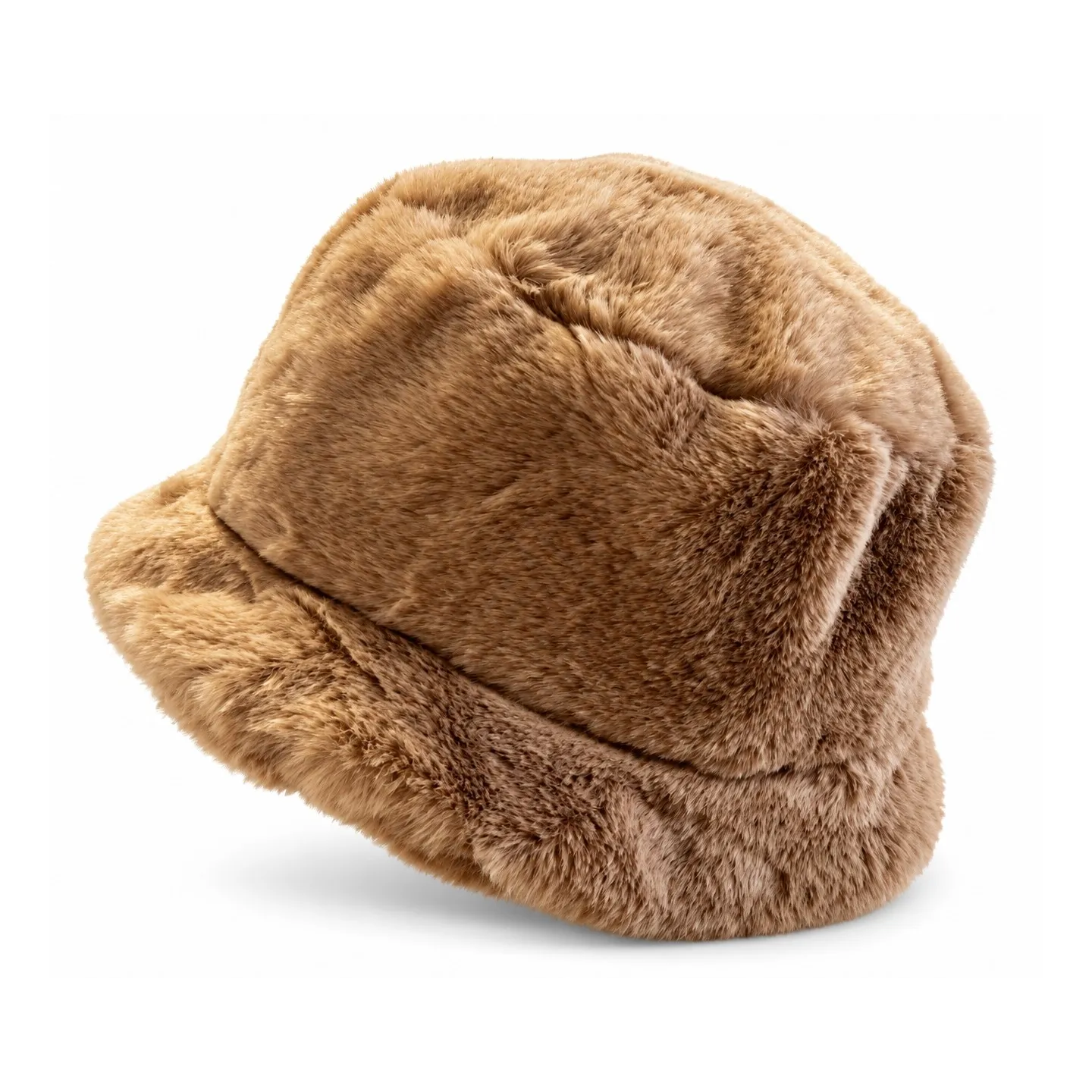 Toque Femme Valentina Fausse Fourrure Camel – Traclet Reference : 24739| Chapellerie Traclet