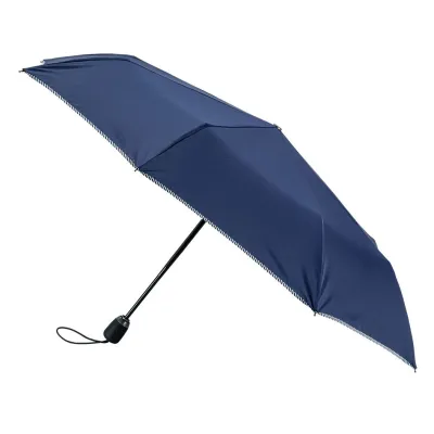 Navy Women's Umbrella with Mustard Finish - Piganiol Reference: 192300| Traclet Hat Shop