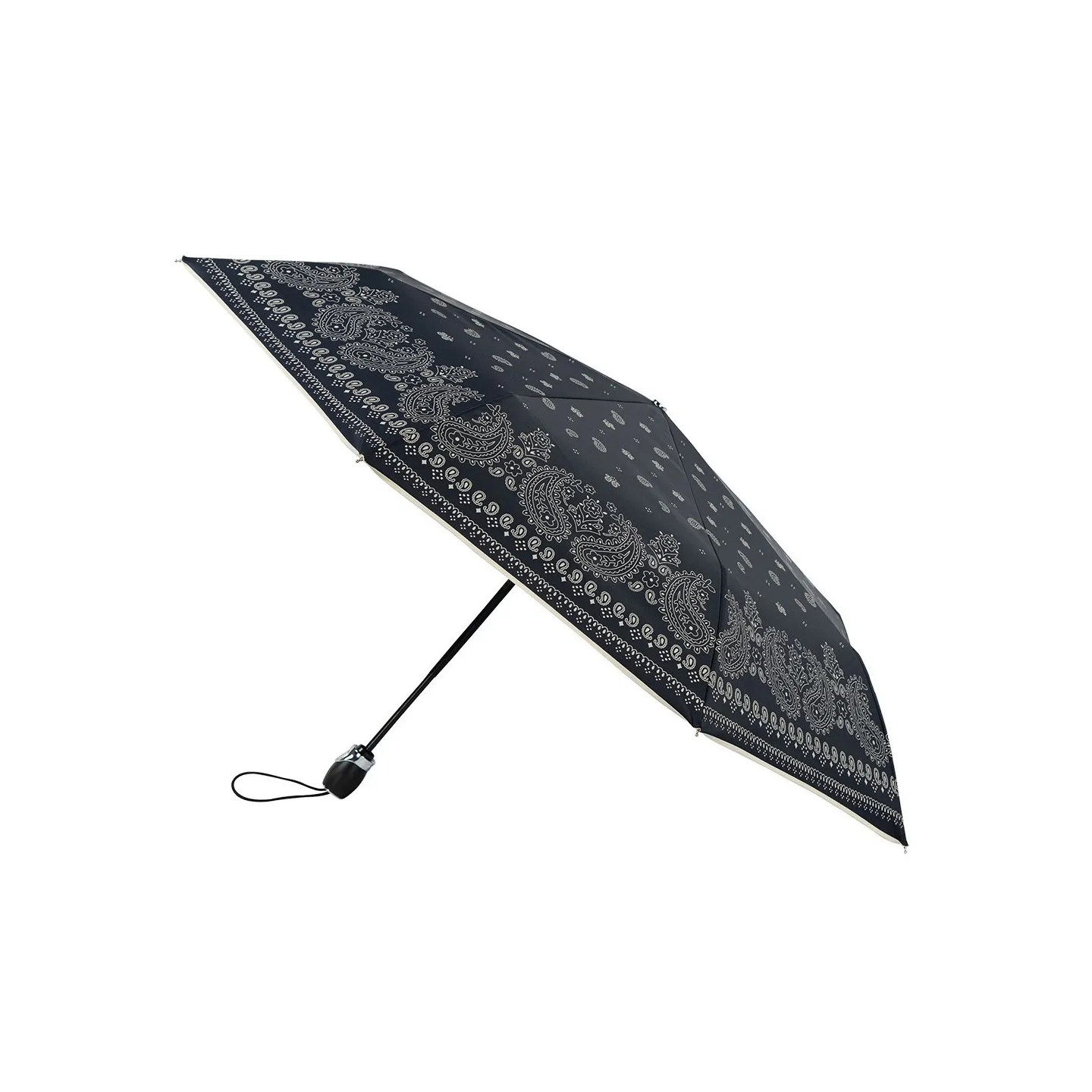 Anna Red Umbrella with Black Finish - Piganiol Reference: 11840 | Traclet Hat Shop