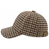 Brown Highland Patchwork Baseball Cap – Traclet Reference: 24625| Chapellerie Traclet