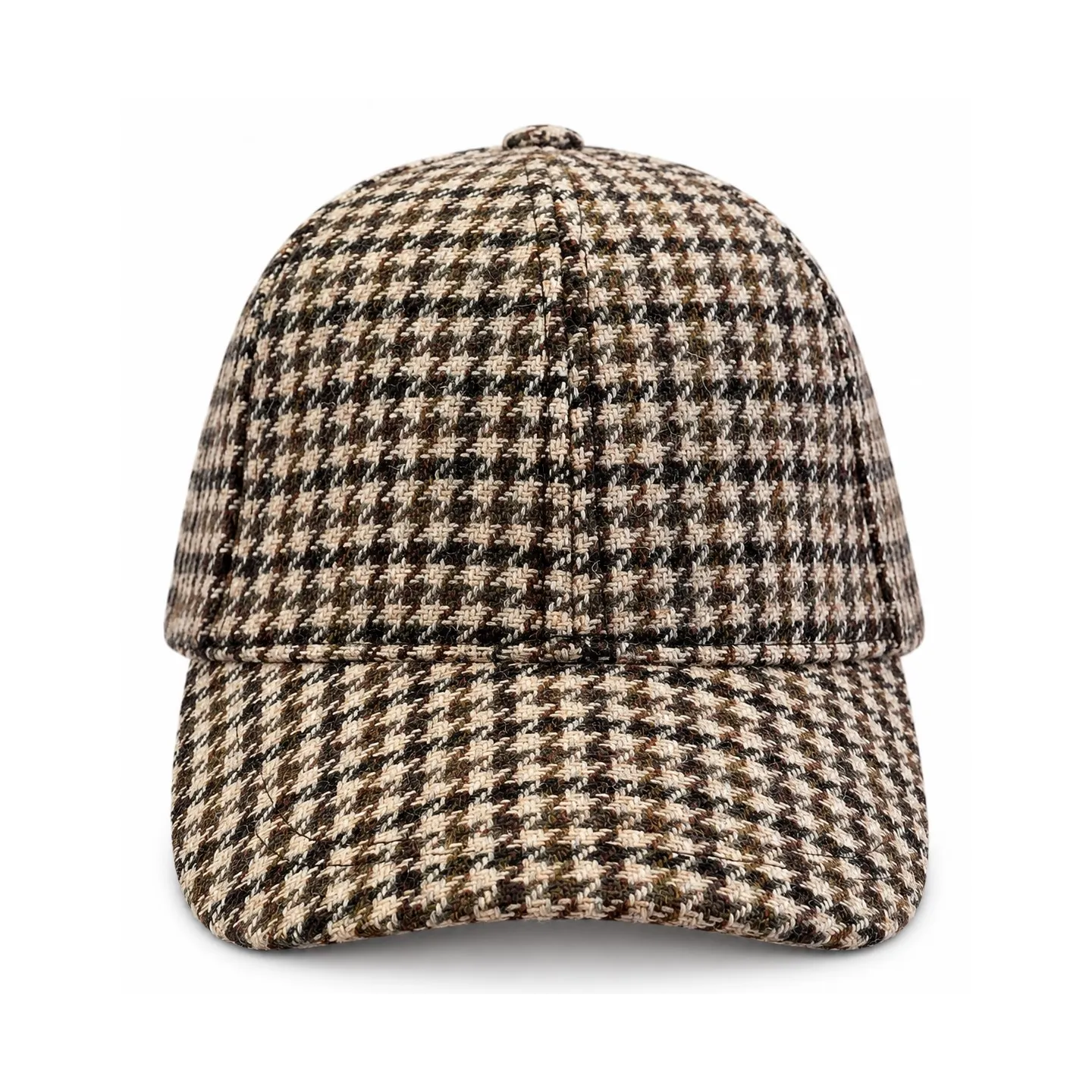 Brown Highland Patchwork Baseball Cap – Traclet Reference: 24625| Chapellerie Traclet