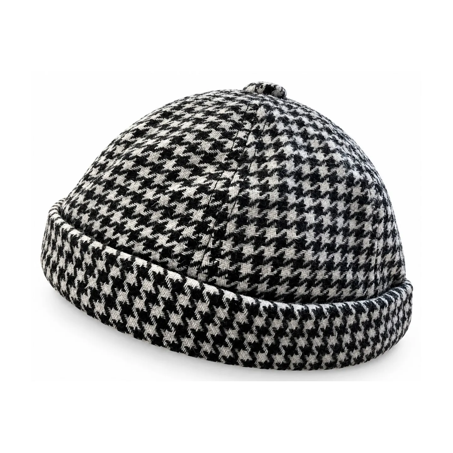Bonnet Docker Brighton Pied-de-Poule  Laine - Aussie Apparel  Reference : 24756| Chapellerie Traclet