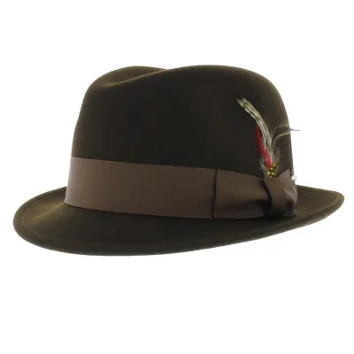 Chapeau linwood avenue marron - melodrama