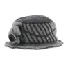 Chapeau laine bouillie fleur