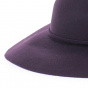 Felt capeline wine color