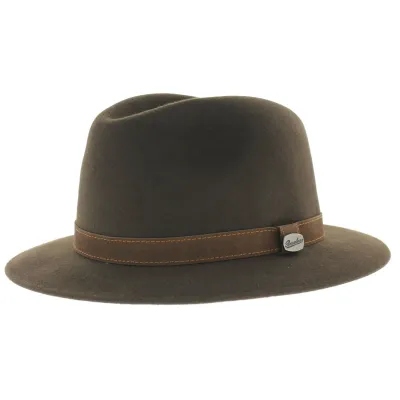 Chapeau Allegro Borsalino Rain Proof marron