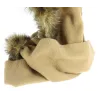 Capuche polaire beige