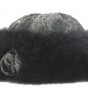 Black fox hat