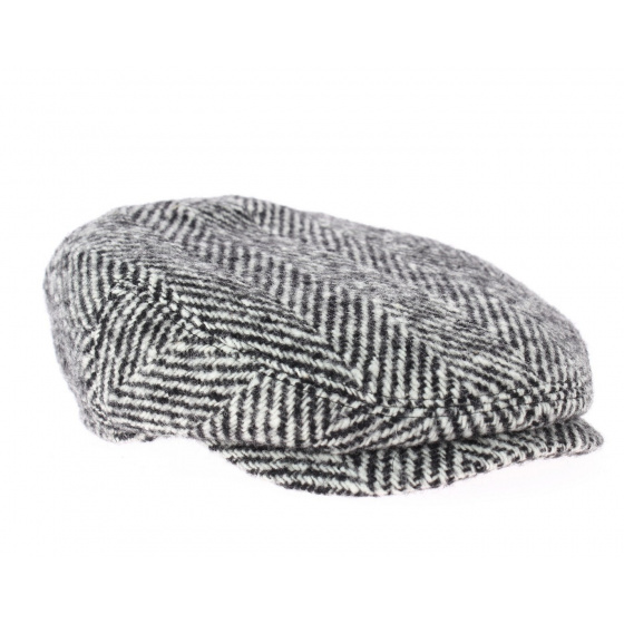 Winter bandera cap black and white chevron