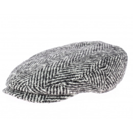 Winter bandera cap black and white chevron