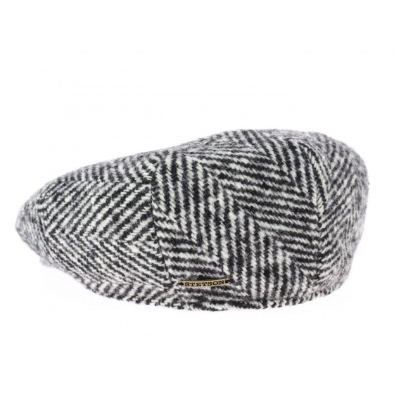 Winter bandera cap black and white chevron